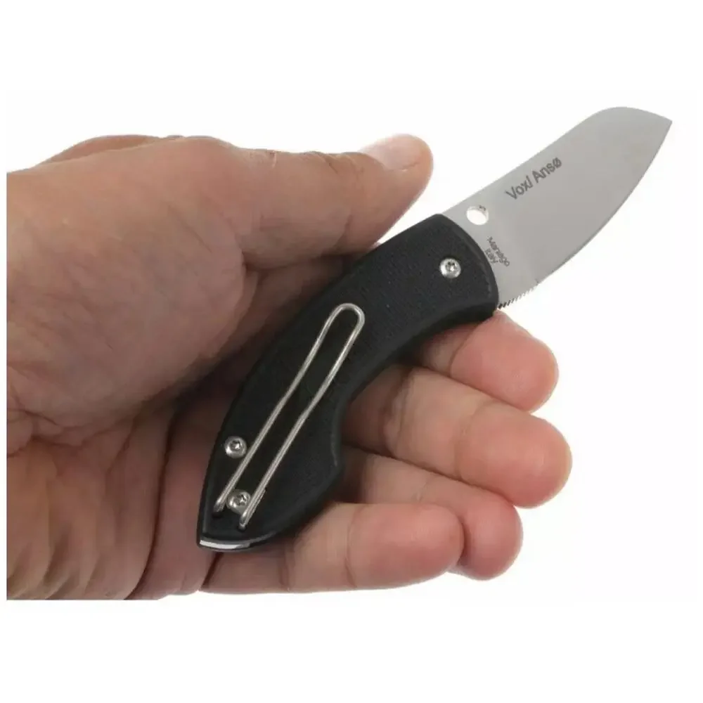 Spyderco C163PBK Pingo Folding Knife N690Co Voxnaes Anso Italy
